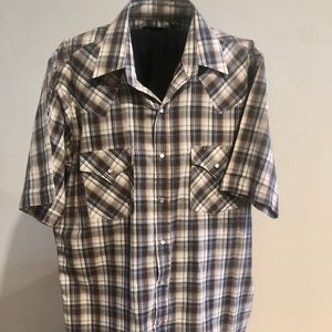 Mens Plains western short sleeve shirt.